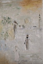 Belle Huile Sur Toile  Au