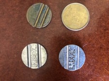 2 JETONS de parking FAAC SPECIAL AUTOMATISME  Diamètre 28 mm (#N01509)