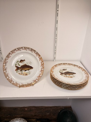 Ancien assiette plate - x,