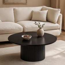 Pierre table basse ronde - table,