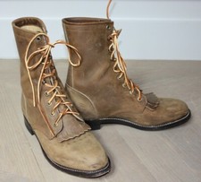 ** BOTTINES UNISEX COWBOY JUSTIN BOOTS STYLE L575 T. US 9 C, UK 7, FR 39 TBE  **