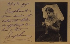 CPA LIMOUSINE EN BARBICHET