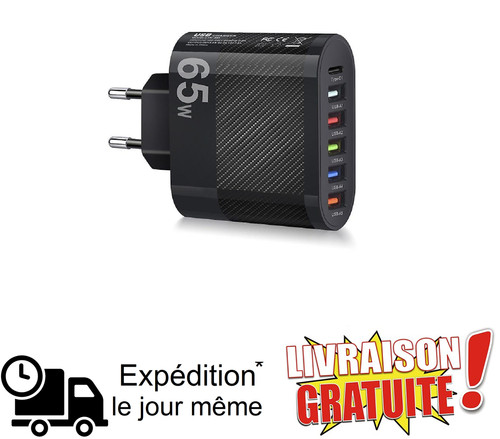 Chargeur telephone 5usb - 5usb, wall
