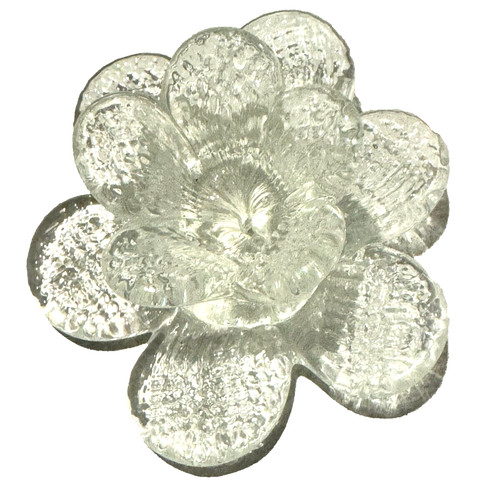 Pampille fleur verre de - en,