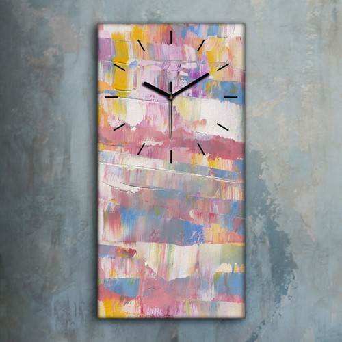 Horloge décorative sur - , toile