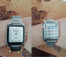 Montre réversible double face