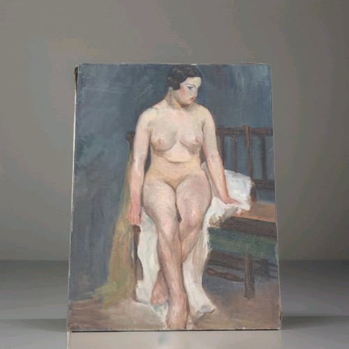 Peinture ancienne huile - ancienne, sur