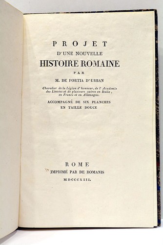 Livre ancien fortia urban - livre,