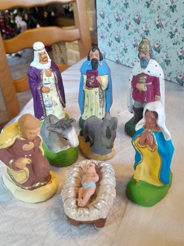Santons crèche complète - , 8