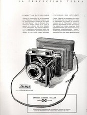 AD PUBLICITE APPAREILS PHOTOGRAPHIQUES TELKA