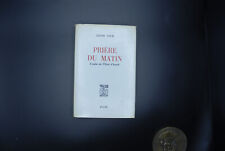 Dédicacé: Prière du matin, l'aube de l'état d'Israel, Jacob Tsur, 1967