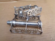 Paire de pédales vélo vintage marque WECO  W . Germany filetage français 14/125