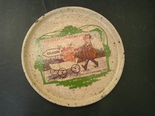 ASSIETTE EN GRES  MOUCHETE