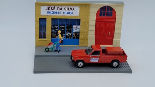 Diorama peugeot 504 pick - diorama,