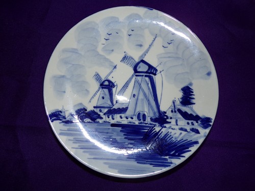 Assiette céramique blue - assiette,