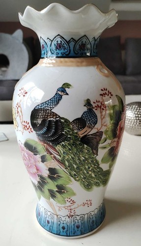 Vase asiatique porcelaine - vase,