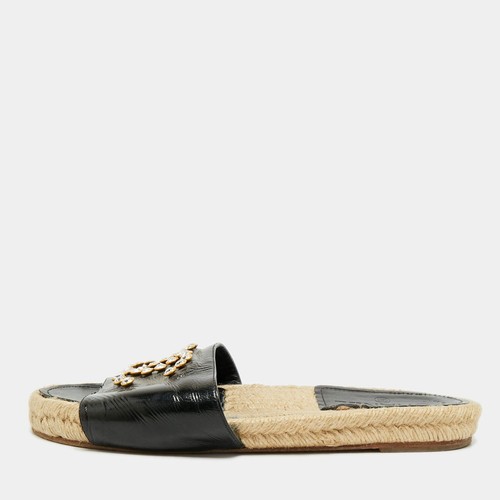 Espadrille plate chanel - plate,
