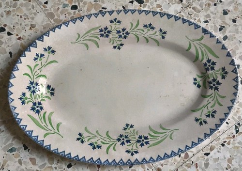 Plat ovale terre fer - terre,