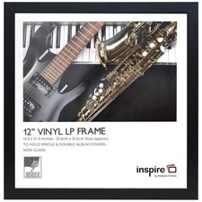 Cadre Vinyle Noir Acrylique