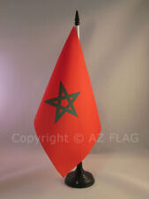 DRAPEAU DE TABLE MAROC 21x14cm
