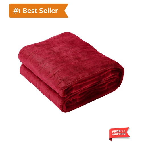 Electric heated blanket - blanket, throw