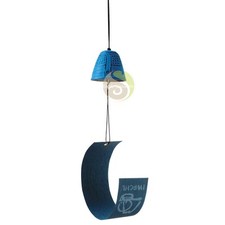 Cloche à vent furin Iwachu bleu Iwachu carillon musical fonte japonais