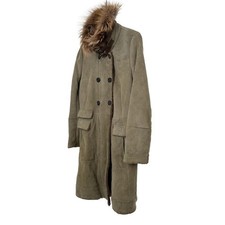 Brunello Cucinelli Manteau en mouton rasé avec fourrure de renard pour 143524607