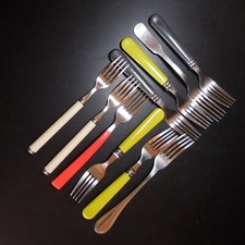 10 fourchettes table métal