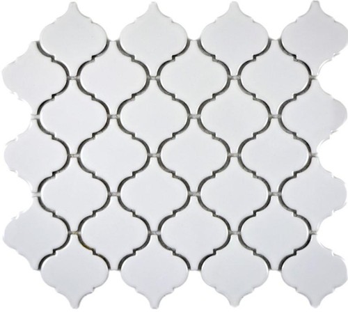 Mosaikmatte blanc brillant - mosaikmatte,