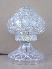 Belle lampe champignon cristal ? vintage ancienne luminaire déco mushroom lamp