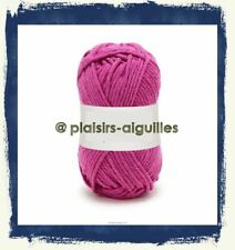 6 PELOTES DE COTON AVISO FUCHSIA neuve