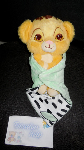 Doudou peluche simba roi - doudou,