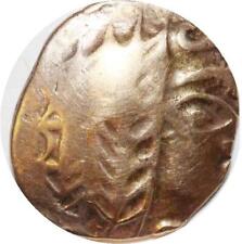 CD0746 Rare Gauloise Leuques Toul Quart de Statère Cheval série A Or Gold -100