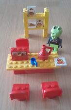 LEGO : JOLI SET LEGOLAND VINTAGE : LE PERSONNAGE CROCODILE + BAR-EPICERIE