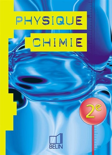 Physique chimie 2nde livre de - physique,