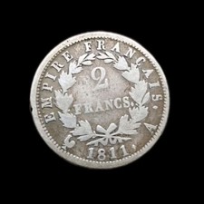 Napoléon 1er, 2 Francs 1811 A