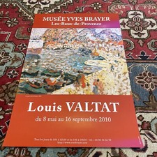 Louis VALTAT « Port De La Ciotat » Affiche Originale Exposition 2010 TBE Rare !