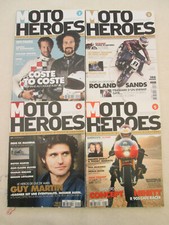 lot de 4 REVUES MOTO HEROES 2 - 3 - 4 - 5  de 2013 tbe