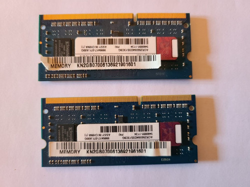 Barrettes mémoire ddr3l go - mémoire, 2