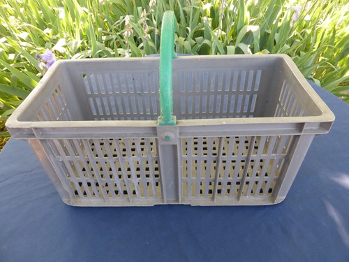 Ancien panier anse - ancien, plastique