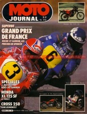 MOTO JOURNAL  711 YAMAHA 350 500 RDLC HONDA XLS 125 Triumph X75 SUZUKI GSX-R 85
