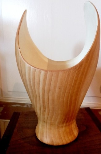 Vase imitation bois mat - imitation,