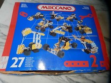 COFFRET MECCANO 2 JEUX CONSTRUCTION MONTAGE VOITURES CAMIONS VÉHICULES INCOMPLET