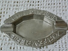 Vintage Christofle Silversmith Factory Workers Metal Ashtray Art Deco