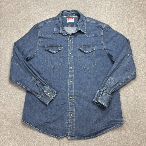 Chemise denim wrangler - chemise,