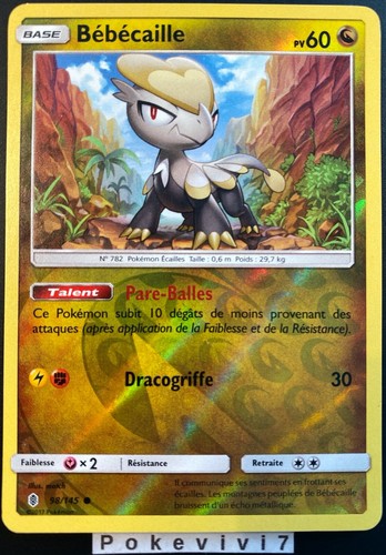 Carte pokemon bebecaille - carte,