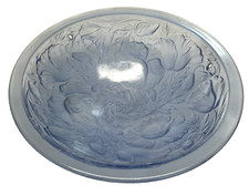 Ancienne VASQUE art-déco pâte de verre tons bleus