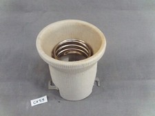 Douille E 40 à vis en porcelaine sur platine de fixation (CX59)