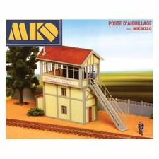 Poste d'aiguillage-HO 1/87-MKD