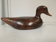 Art Populaire Ancien Appelant Chasse Canard  en Bois